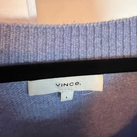VINCE Blue Gorgeous Sweater - L - Picture 4 of 6
